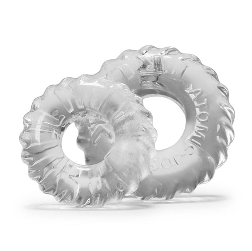 Oxballs Truckt 2-Pack (Clear) – Stretchy Clear Cockrings