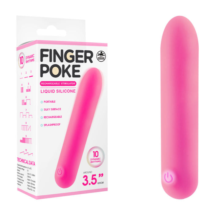 Stimulator – Rechargeable Splashproof 3.5 Inch Vibrator