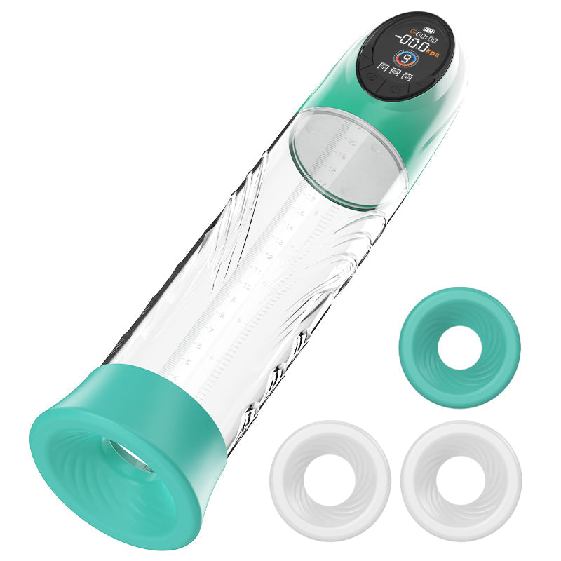 Source - Electric Vacuum and Water Penis Pump with LCD Display Penis Pumps