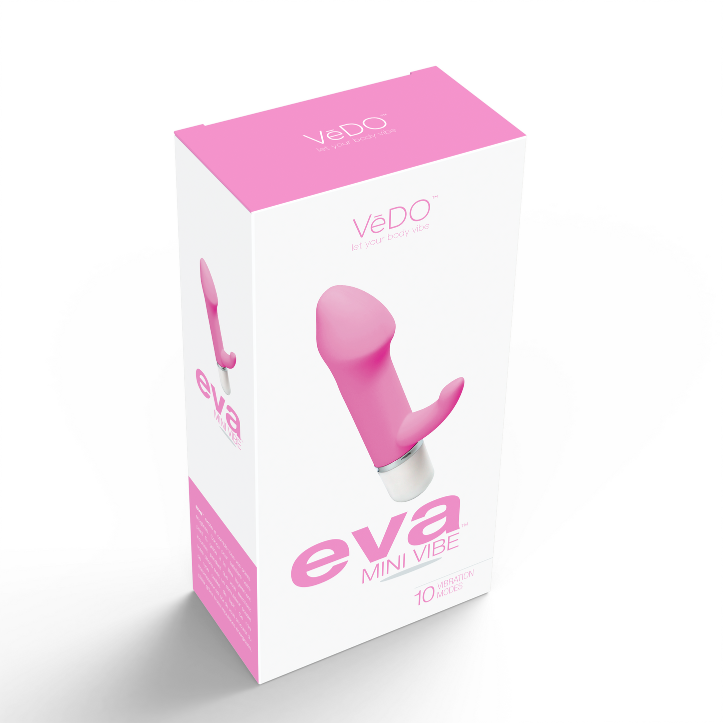 Eva Mini Vibe Pink Rabbit Style G-Spot and Clitoral Vibrator