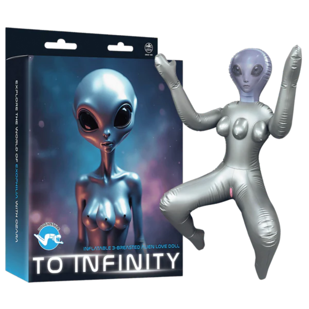 Ozara Inflatable Three-Breasted Alien Love Doll – 112 cm Tall Love Doll