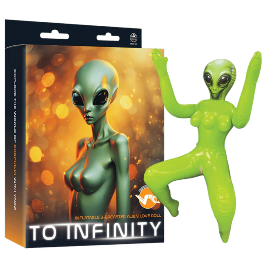 Inflatable 3-Breasted Alien Love Doll Ynez Doggy Style Edition – 112 cm Love Doll