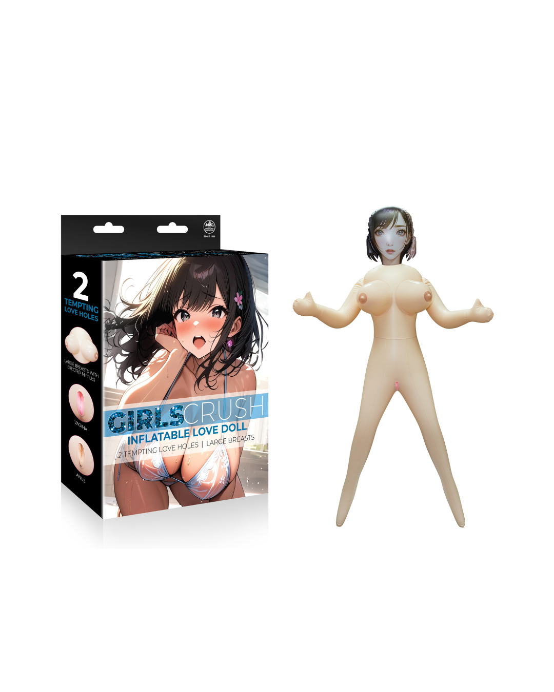 Girls Crush - Inflatable Love Doll 154cm Tall – Realistic Standing Position Love Doll