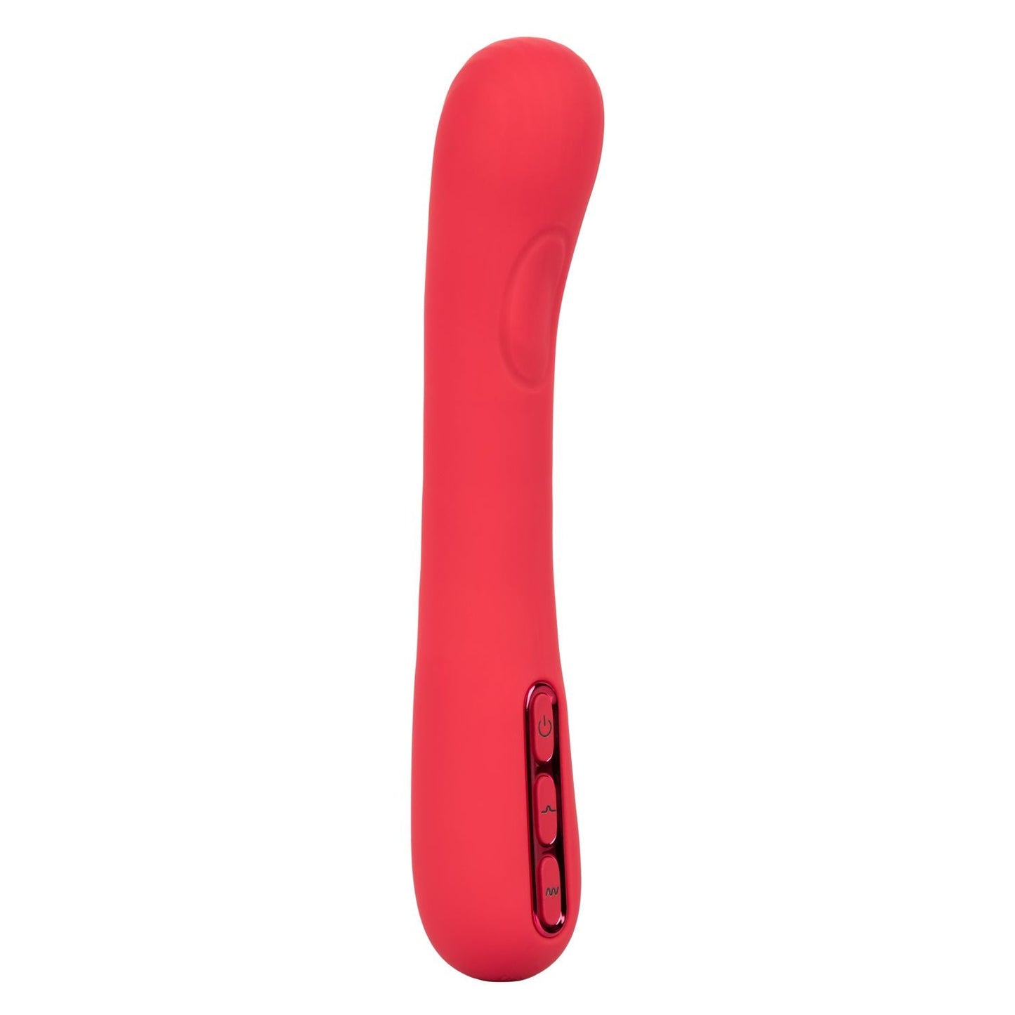 Throb Thumper Red Premium Silicone Massager with Dual Thumping Pads and 3-Speed Vibration