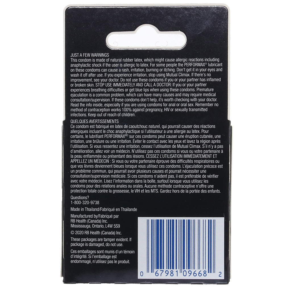 Performax Condoms in 3 Pack Condoms