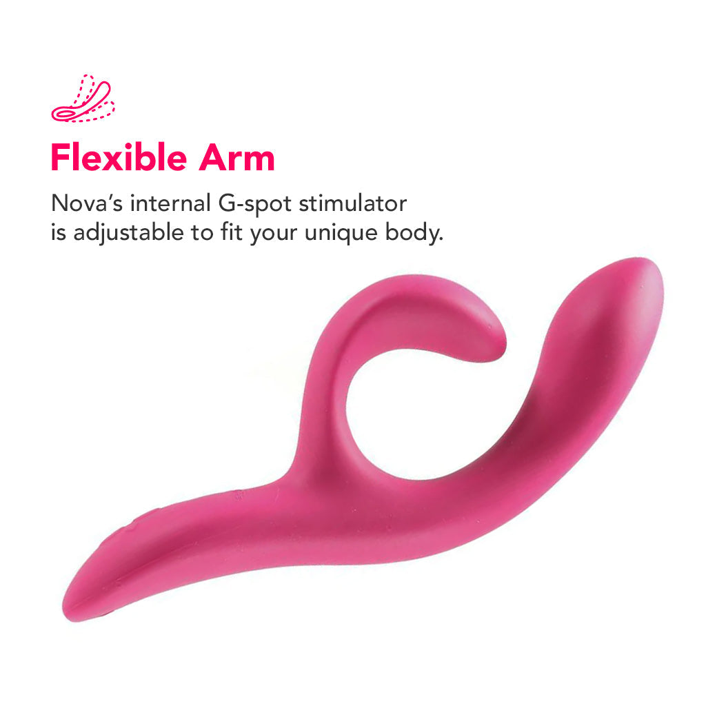We-Vibe Nova 2 Rabbit Vibe in Fuchsia Vibrators > Rabbit Vibrators