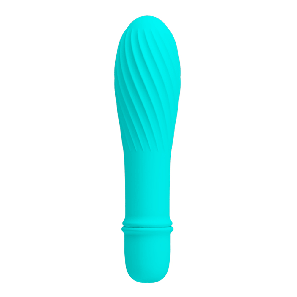 Solomon Mini Vibrator – Silicone Small Vibrator with Swirl Tip
