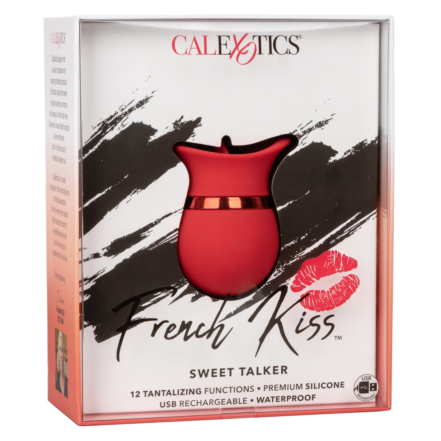French Kiss Sweet Talker – Compact Massager with 12 Flickering Functions Vibrator