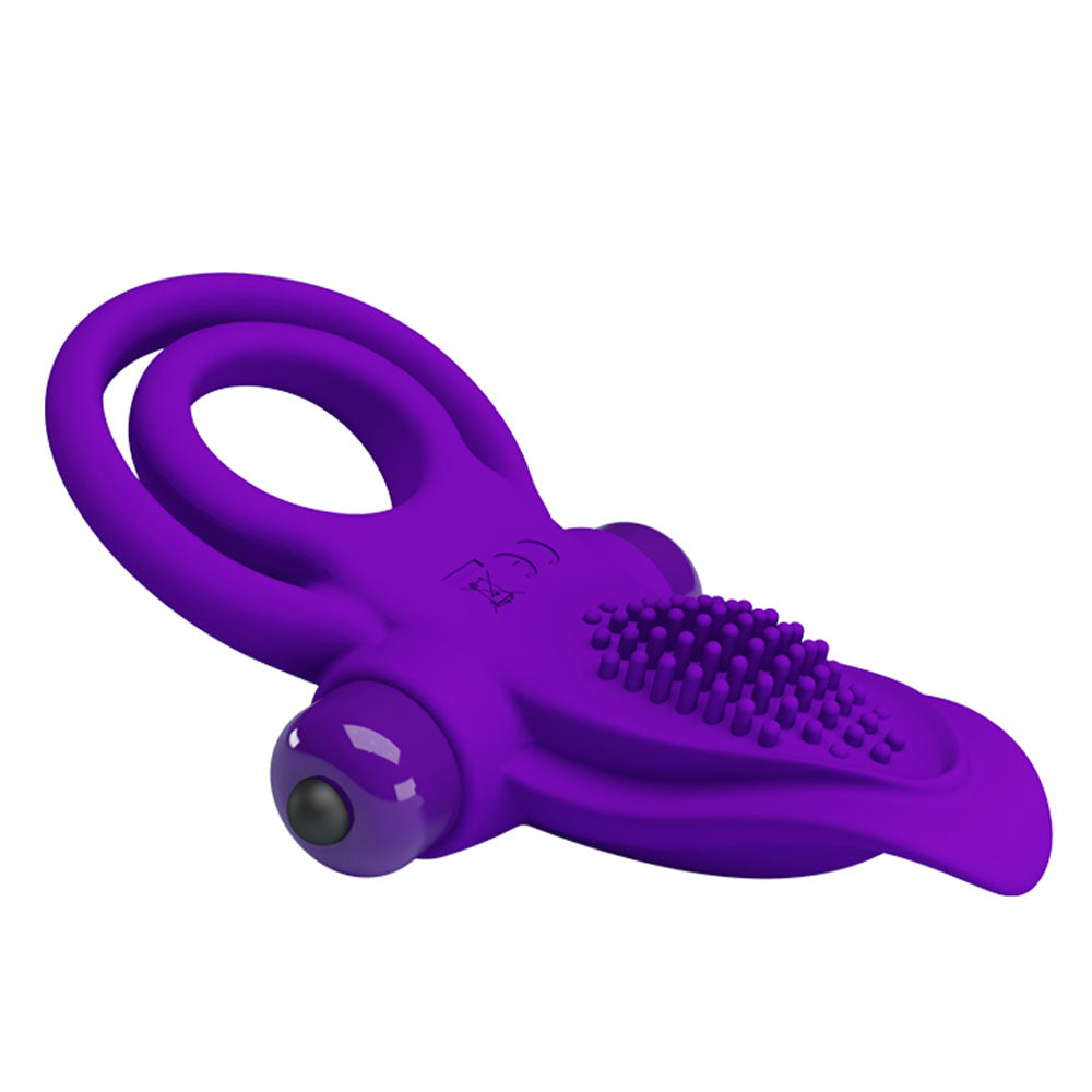 Vibrant Rabbit Cock Ring – Silicone Vibrating Penis Ring