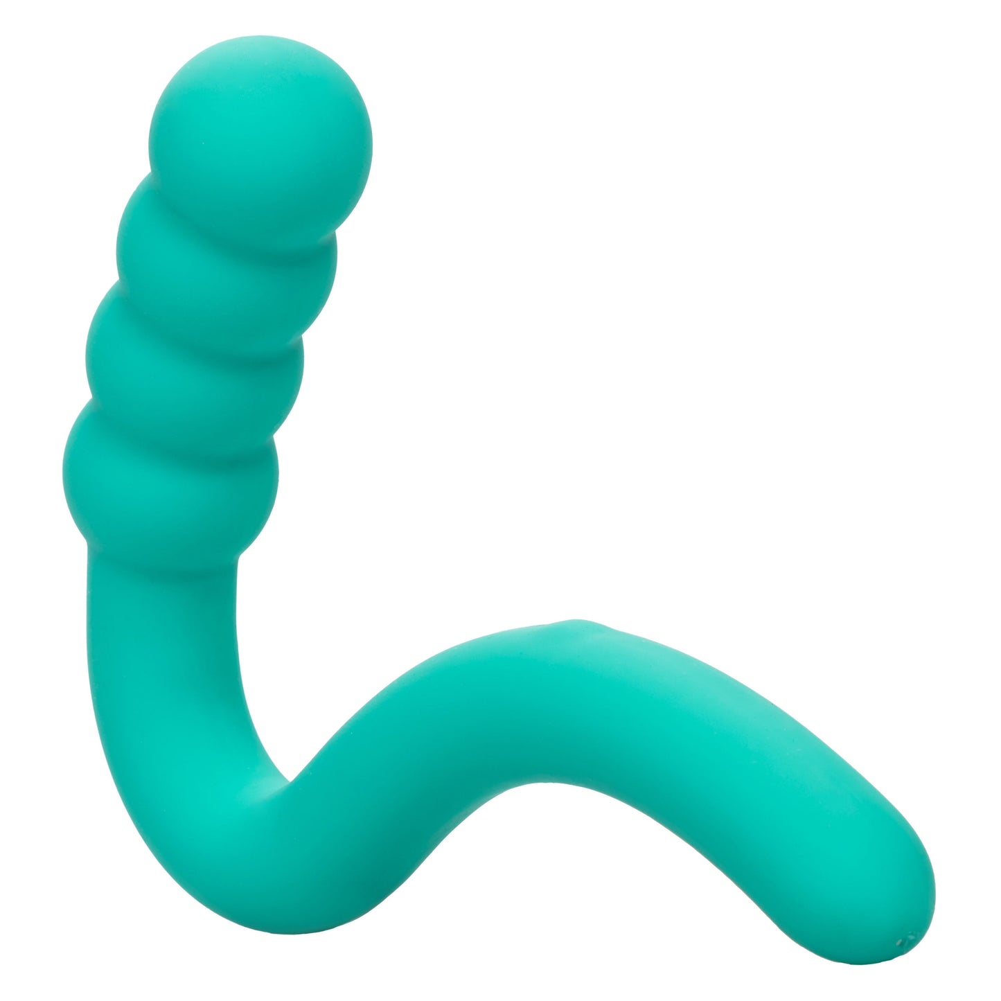 Pretty Little Wands Bubbly Slim Flexible Silicone Massager with 10 Speeds Waterproof Vibrator in Teal