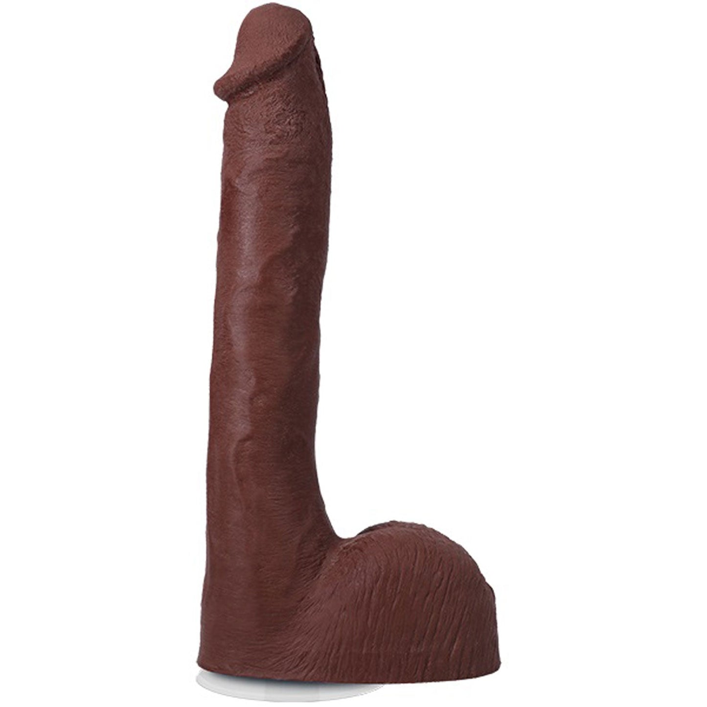 Signature Pressure 10 Inch Chocolate Cock With Removable Suction Cup