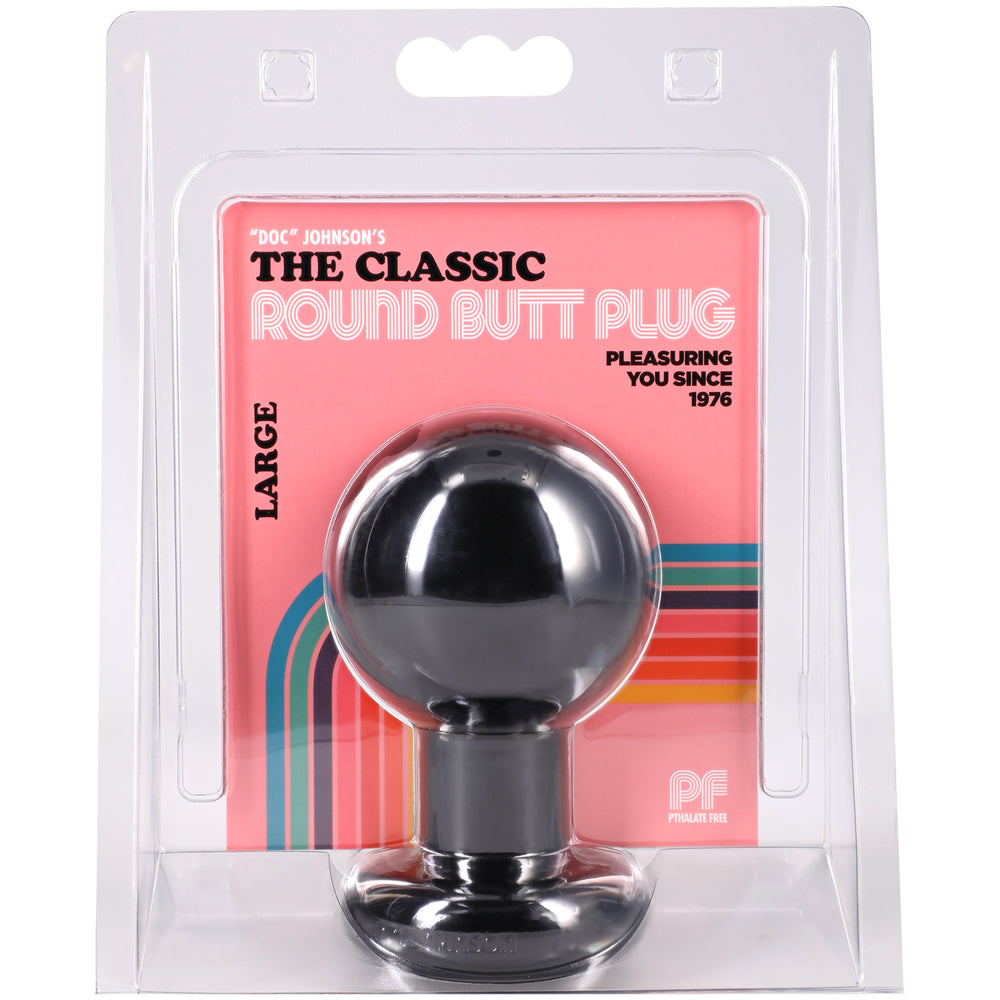 Round Large Butt Plug – Comfortable Spherical Design