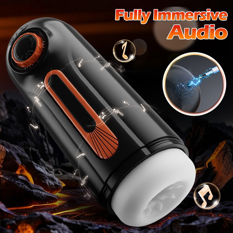 Alien - 6 IN 1 10 Vibrating & Thrusting with 4 Sucking Automatic Knob Adjusting Male Masturbator Masturbation Cup