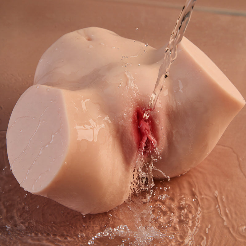 Kayla - 7.7 lbs Realistic Butt Tempting Curvy TPE Hip with Dual Openings, Supine Position & Skin-Like Soft Touch Masturbators