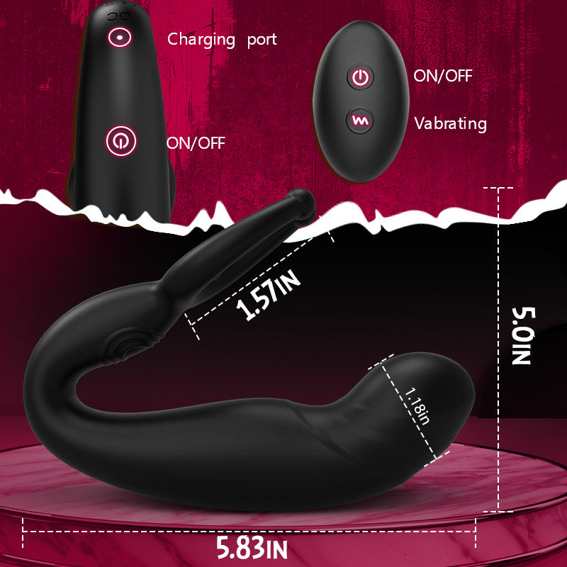 Rainstorm - Bead Massage Multifunctional 9 Vibrating Prostate Anal Plug Solo Male Prostate Massager Anal Toys