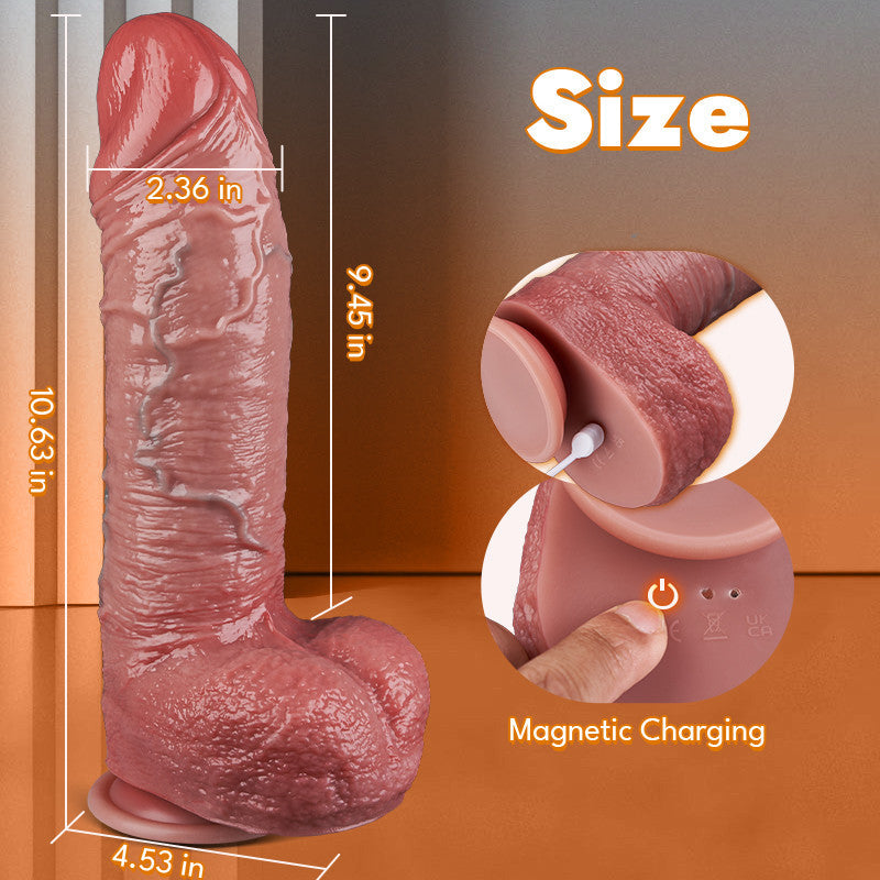 Kratos - 2.36 Diameter Thrusting Huge Realistic Dildos Dildos