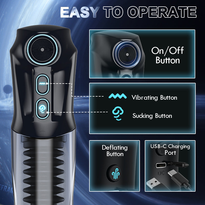 Cupsland - Next Level Vibrating Sucking Penis Pump Penis Pumps