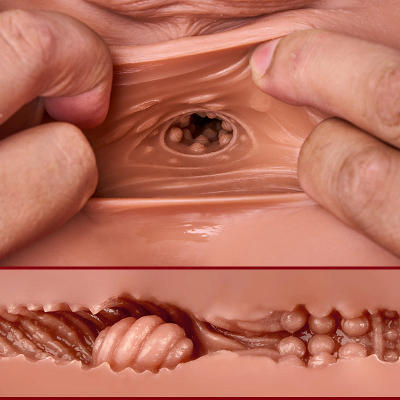 Austin - Realistic Butt with Dildo and Testis Tight Hole Unisex Sex Toy Masturbators