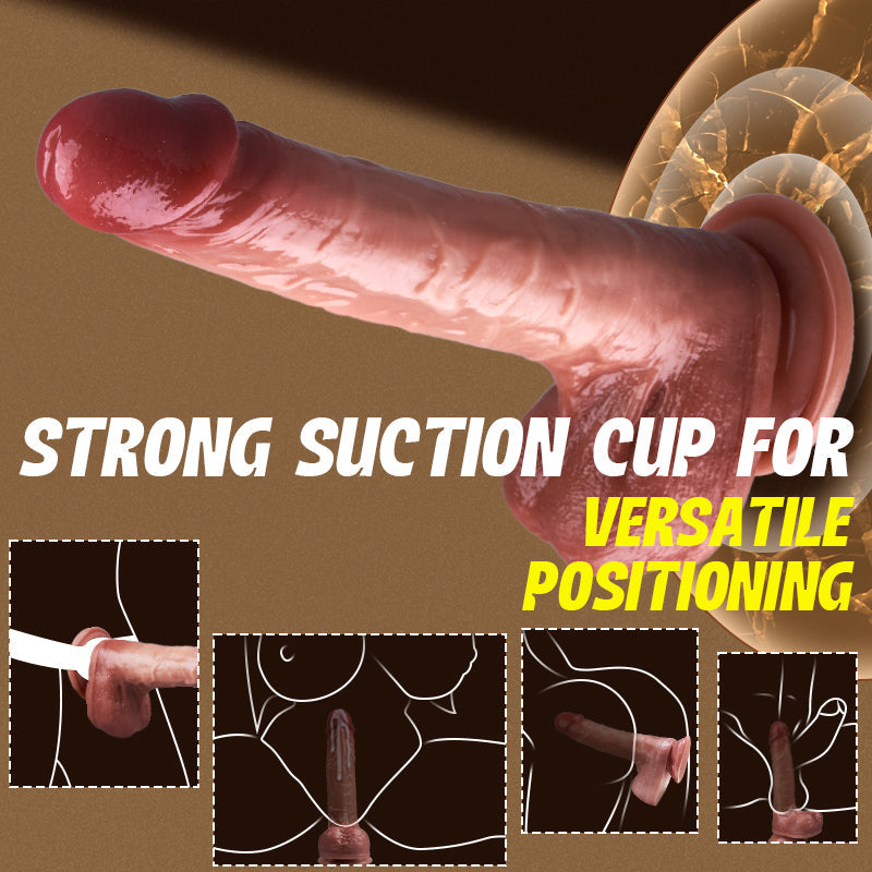 Acmejoy - UniFlex 8 Thrusting Heating G & P-spot Fun Dildo 7.87 in Dildos