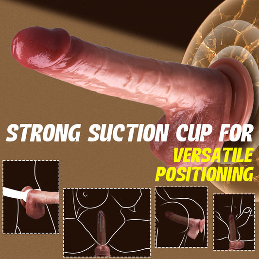 Acmejoy - UniFlex 8 Thrusting Heating G & P-spot Fun Dildo 7.87 in Dildos