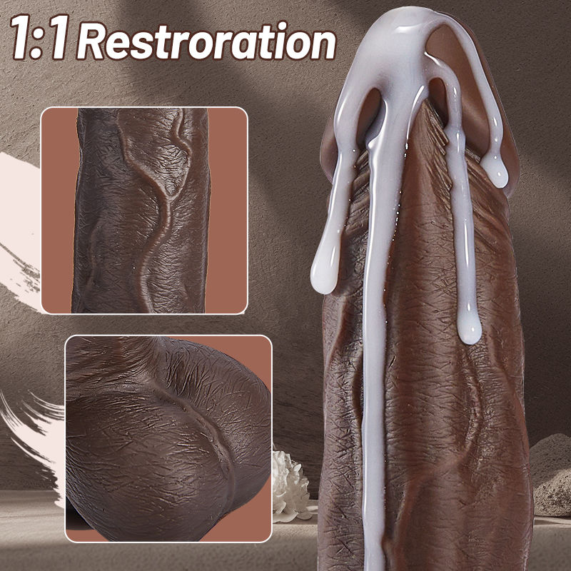 【Add to Cart & Order — Free Lube Included】Wilson - 8.7 Inch Remote Control 5 Thrusting 10 Vibrating Rotating Dildo Dildos