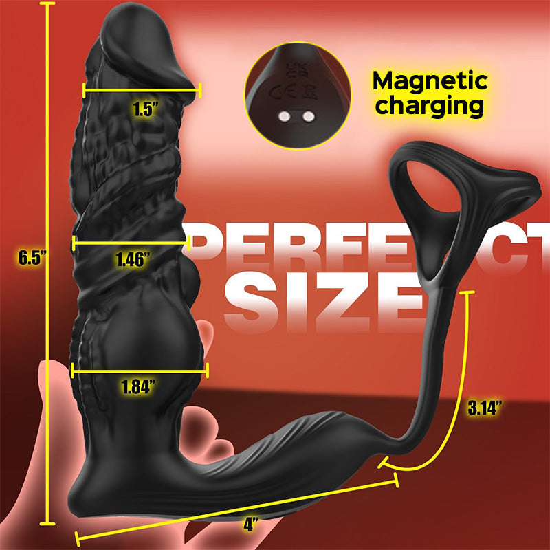 Leonidas – Upgrade Fast Thrusting 6-in-1 Prostate Massager with Remote Control and APP Anal Toys