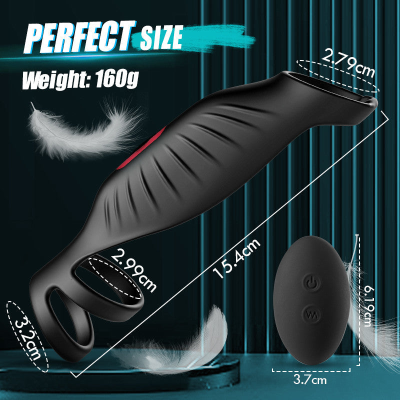 SemenSentry - Vibrating 2 IN 1 Cock Ring Penis Rings