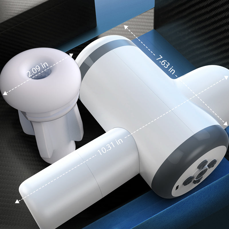 Acmejoy - Automatic Lubrication 8 Thrusting & Sucking Handheld Male Stroker Masturbation Cup