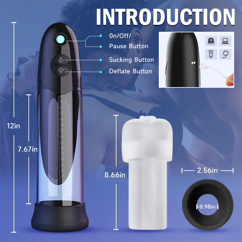 【50% OFF！】WaterSamurai - Vacuum Suction Penis Pump Penis Pumps