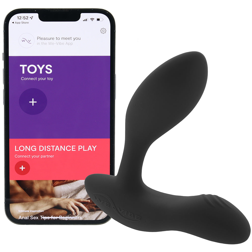 We-Vibe Vector + Prostate Massager in Charcoal Anal Sex Toys > Prostate Massagers