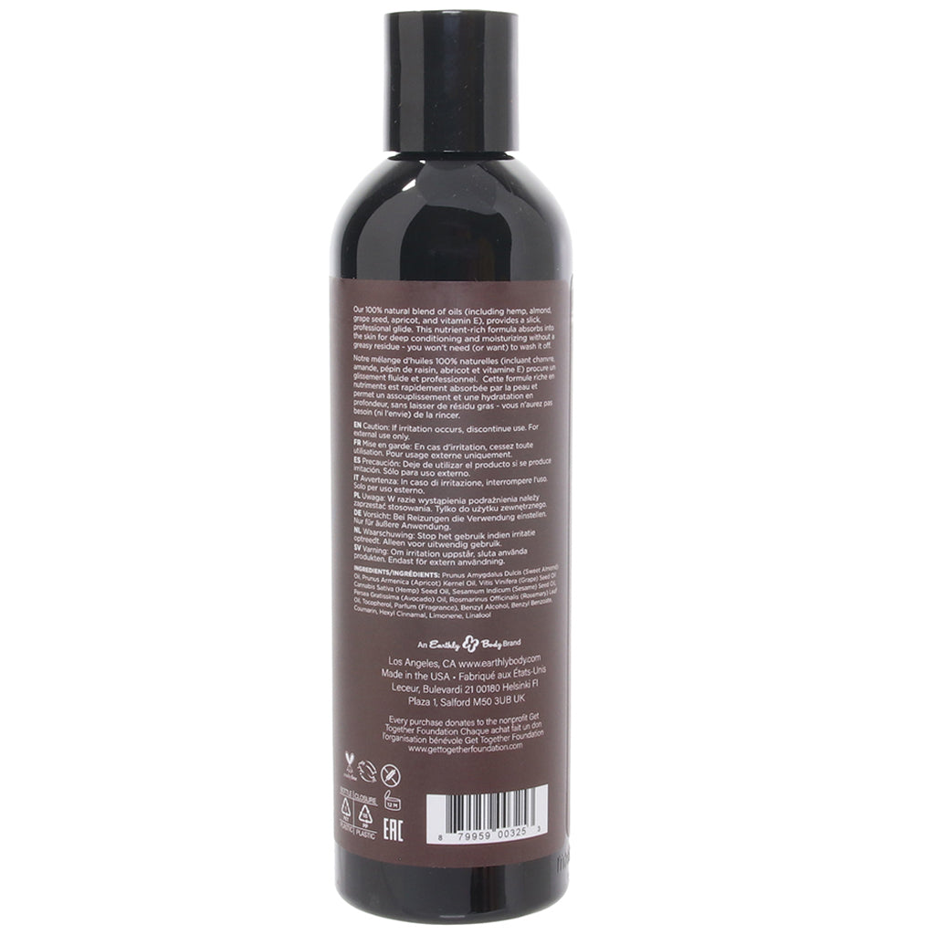 Hemp Seed Massage Oil 8oz/236ml in Moroccan Nights Sensual Love > Massage