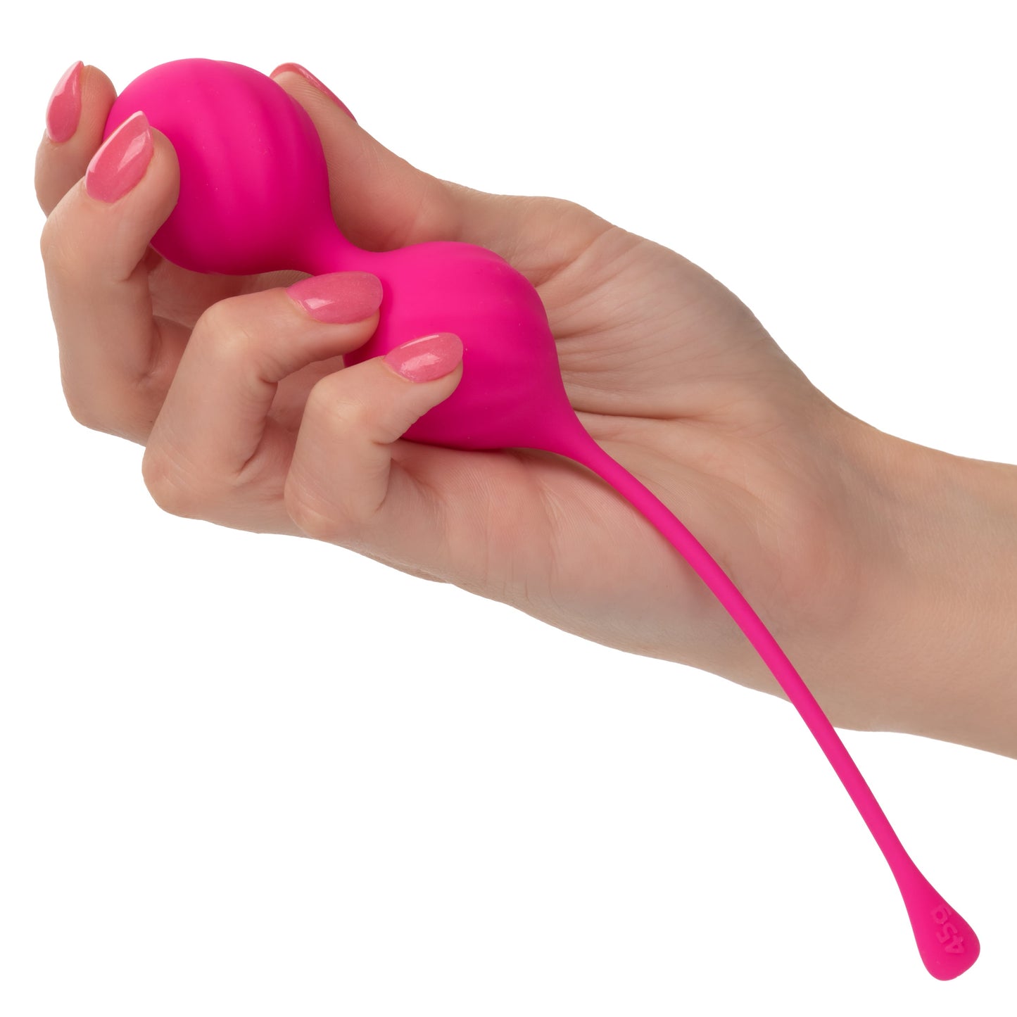 Cal Exotics Kegel Training 2-Piece Set Pink Silicone Weights 25g and 45g for Pelvic Floor Strengthening