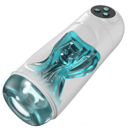 【Milk Me Dry】Skyline - 10 Suction Vibrations One-button Activation APP-controlled Multi-point Massage Male Masturbator White Masturbation Cup
