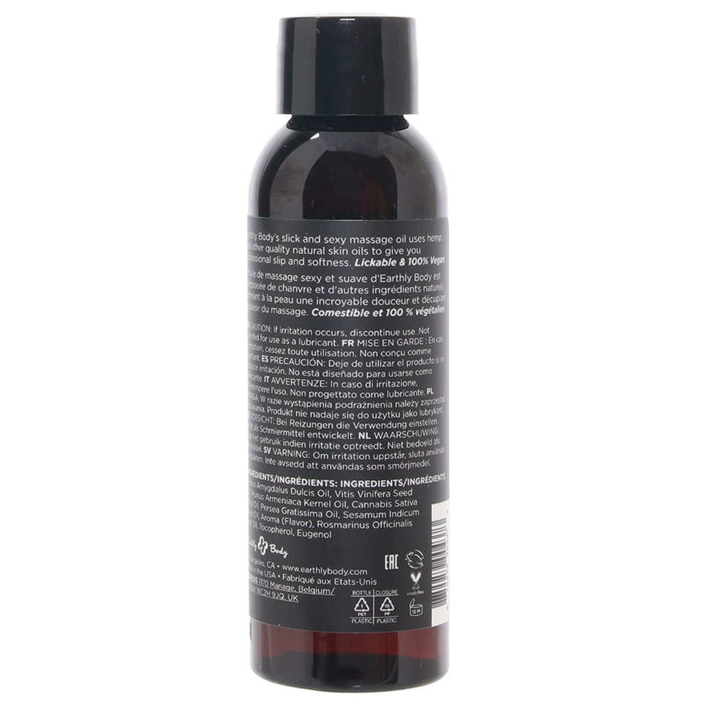 Edible Massage Oil 2oz/60ml in Pineapple Sensual Love > Massage