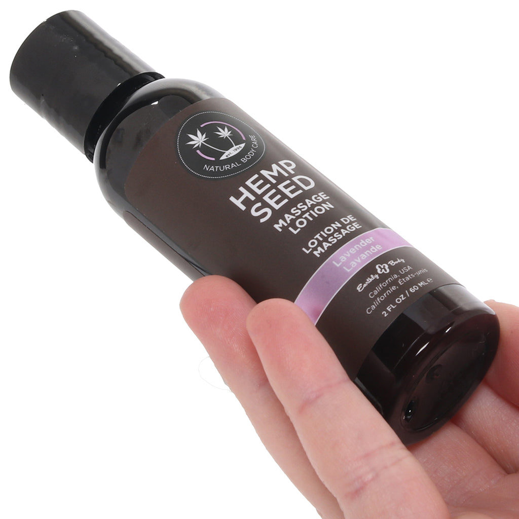 Hemp Seed Massage Lotion 2oz/60ml in Lavender Sensual Love > Massage