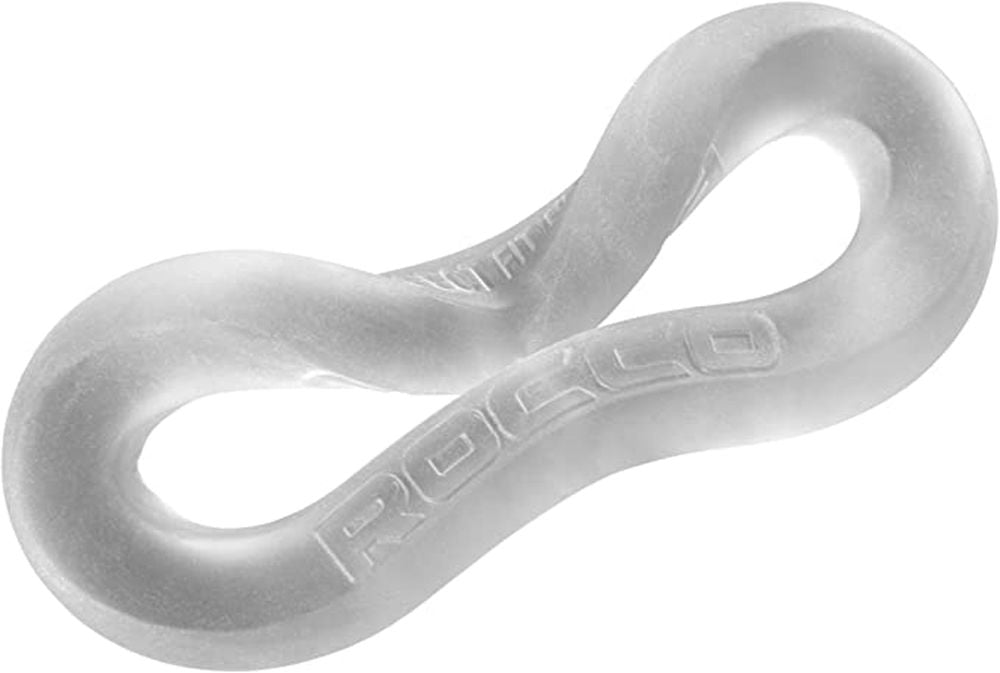 Rocco 3-Way XL Wrap Ring (Clear) – Soft Stretchy Cock and Ball Ring