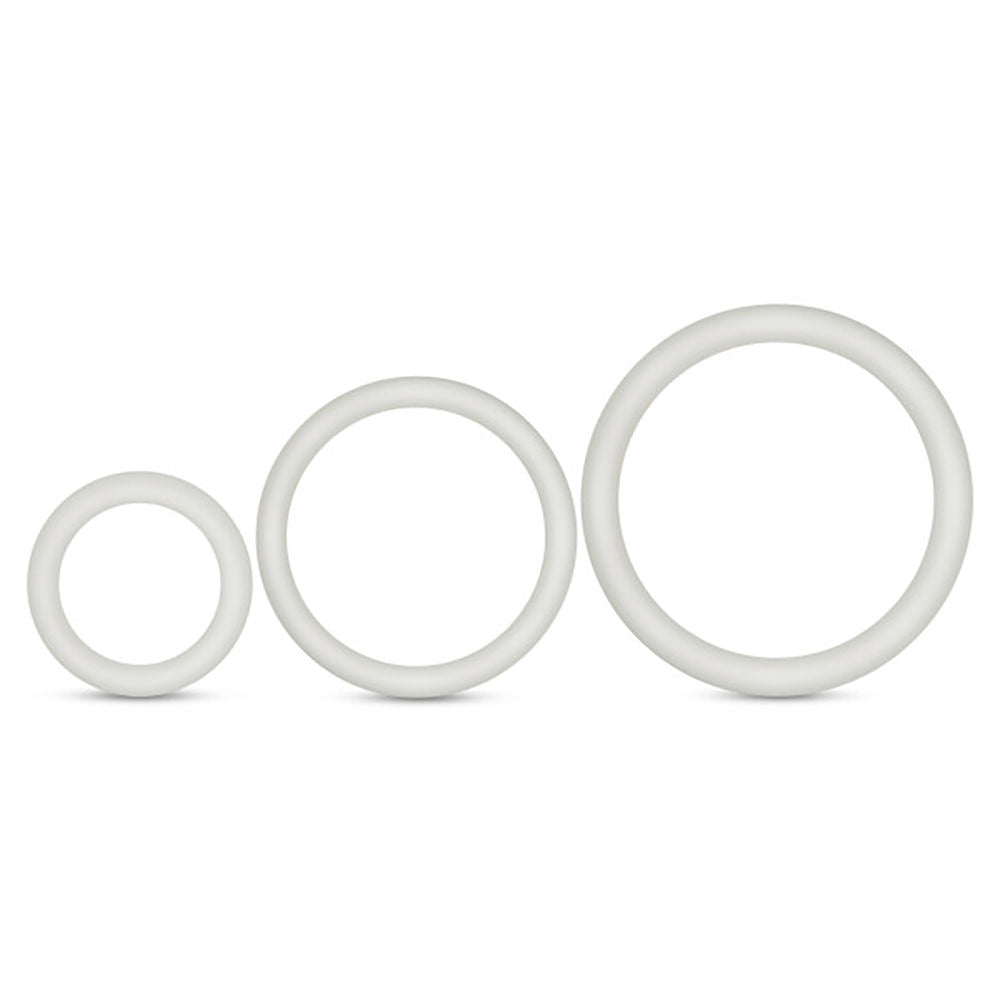 Performance Vs4 Pure Premium (White) – Silicone Cockring Set