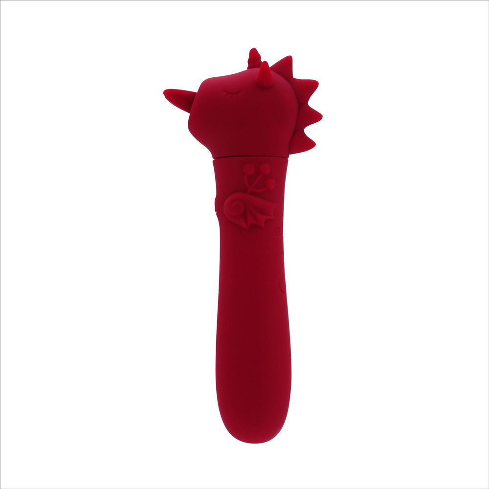 Unihorn Blaze Diablo (Red) – USB Rechargeable Silicone Bullet Vibrator with 10 Speeds