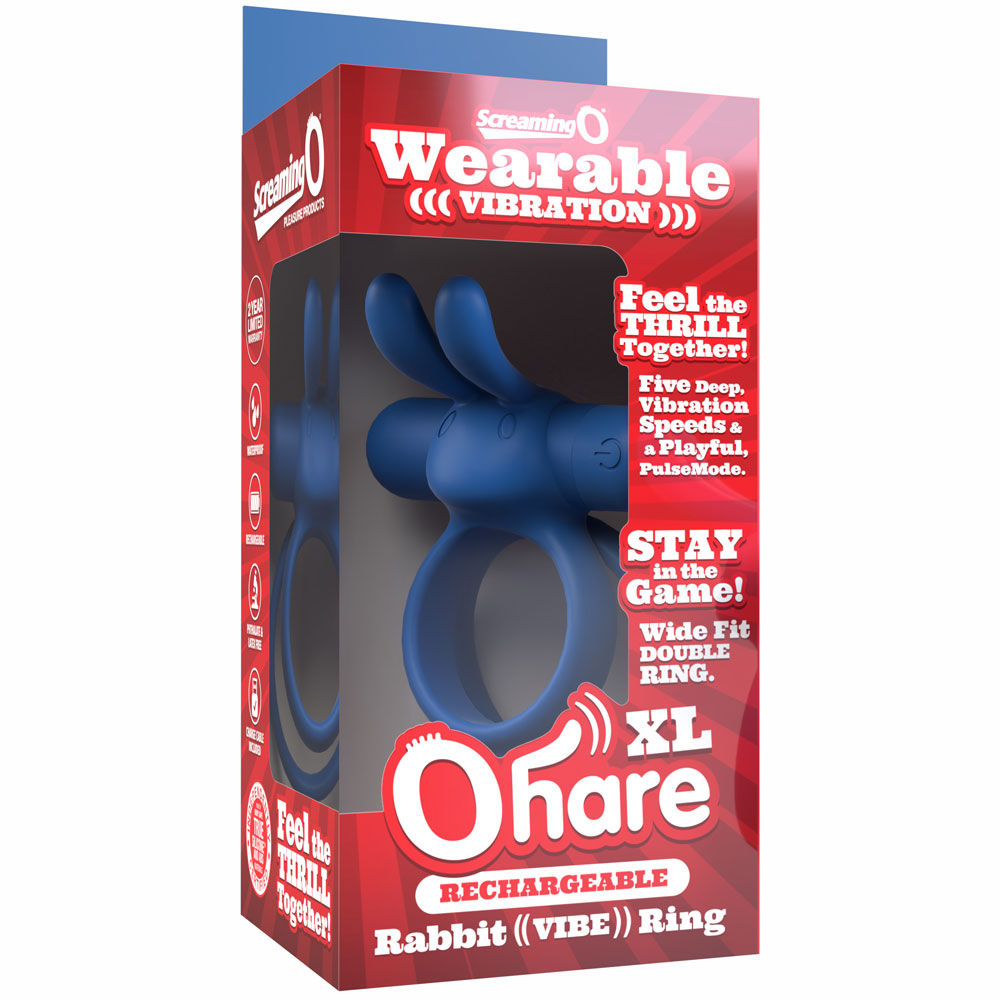 Ohare XL (Black | Blue | Green) – Rechargeable Large Rabbit Vibrator