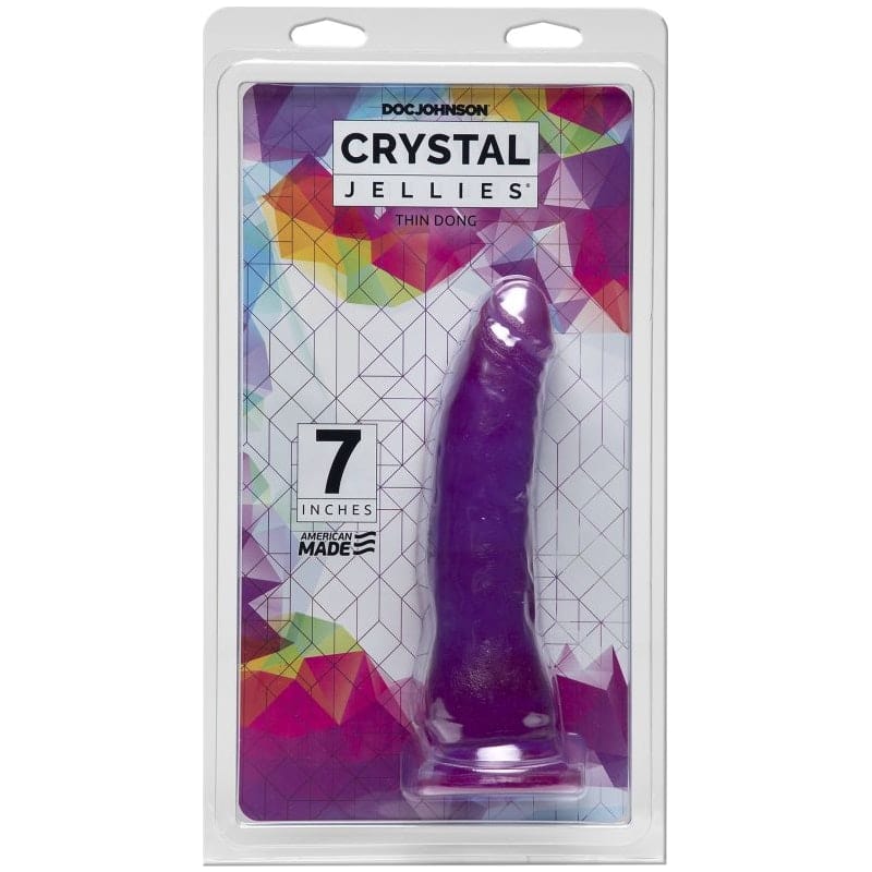 7 In Thin Dong Purple With Suction Cup Base