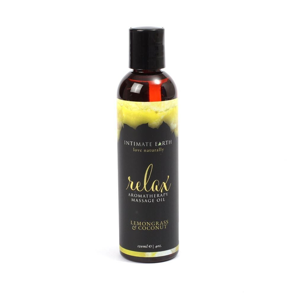 Intimate Earth Lemongrass and Coconut Massage Oil – 120ml Body Oil