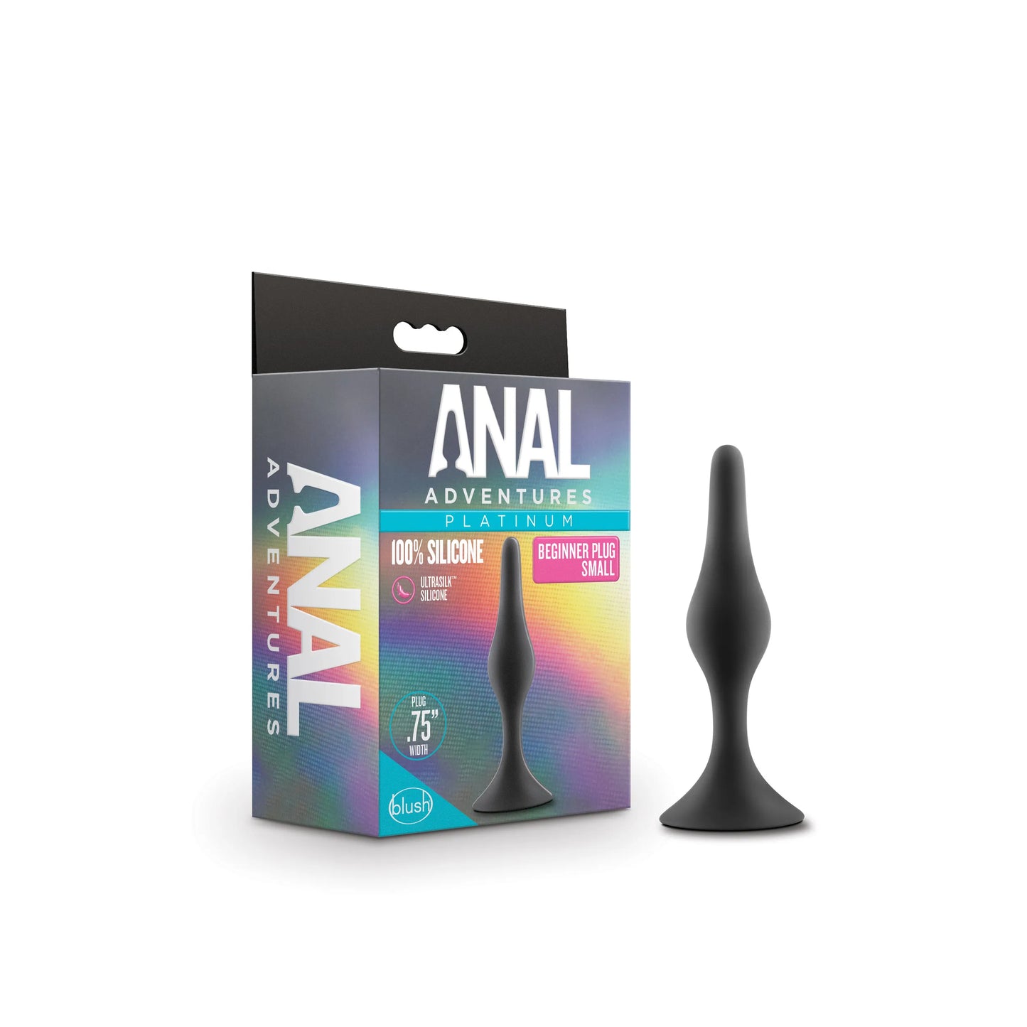 Anal Adventures Platinum Beginner Plug Small – Silicone Butt Plug
