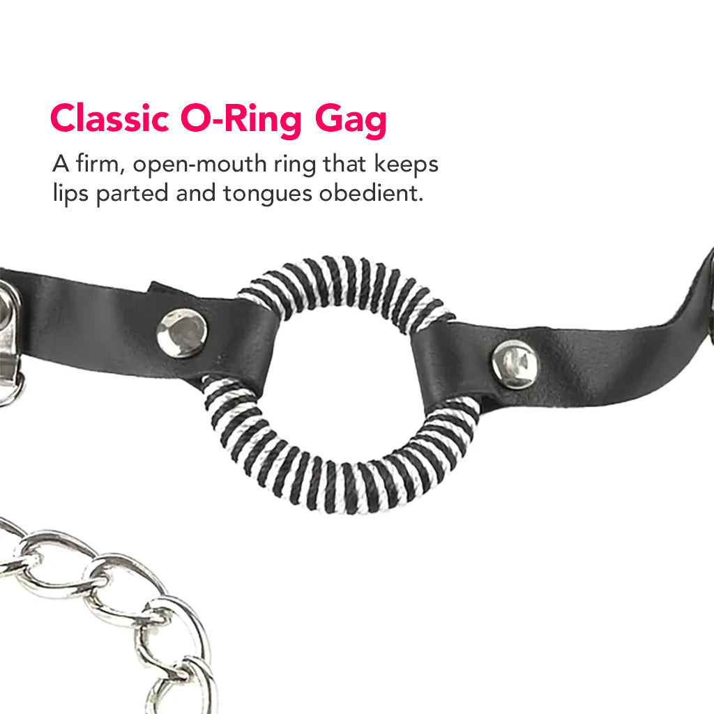 Fetish Fantasy Ltd O-Ring Gag & Nipple Clamps Bondage and Fetish > Nipple Stimulators & Clamps