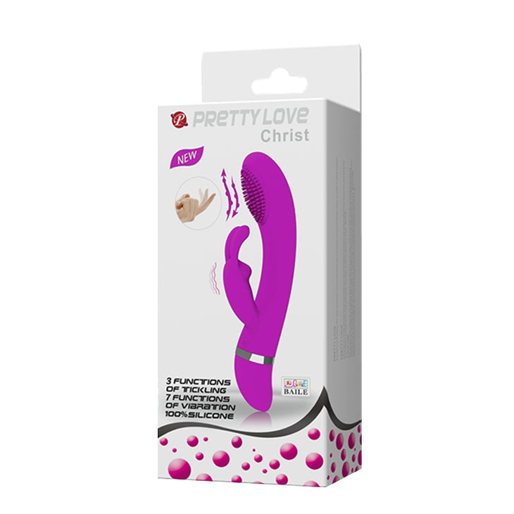 Pretty Love Christ Rabbit Vibrator – Silicone 3 Tickling and 7 Vibration Functions Vibrator