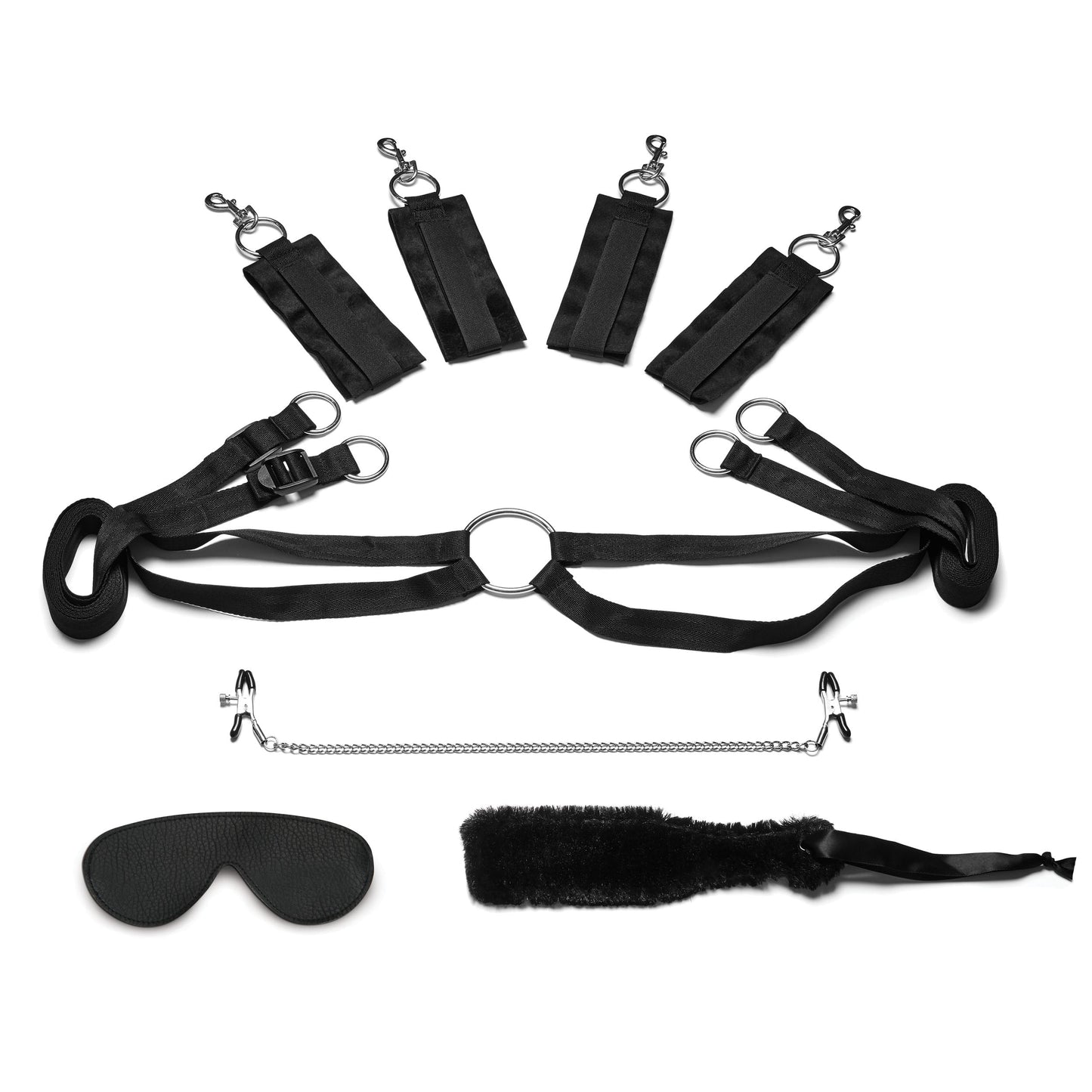 Lux Fetish Fuzzy Lovers 4PC Bedspreaders Set