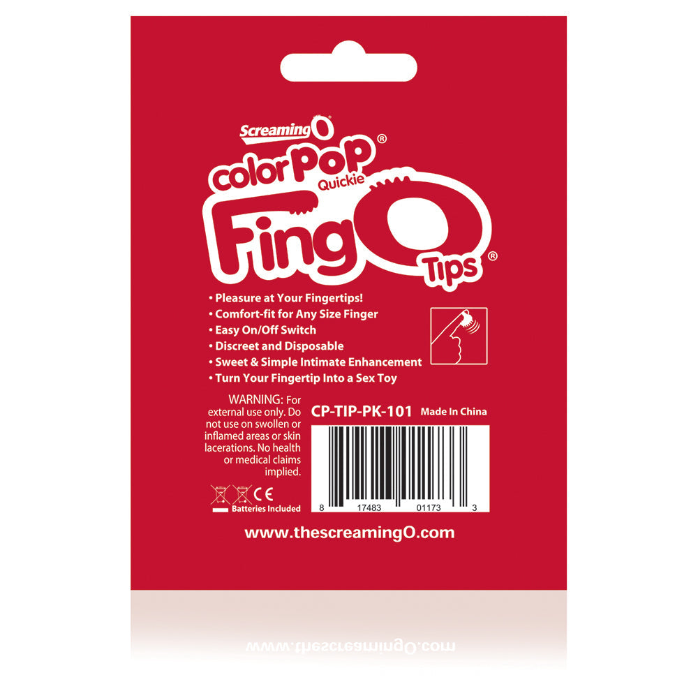 Colorpop Quickie Blue FingO Tips Mini Vibrator
