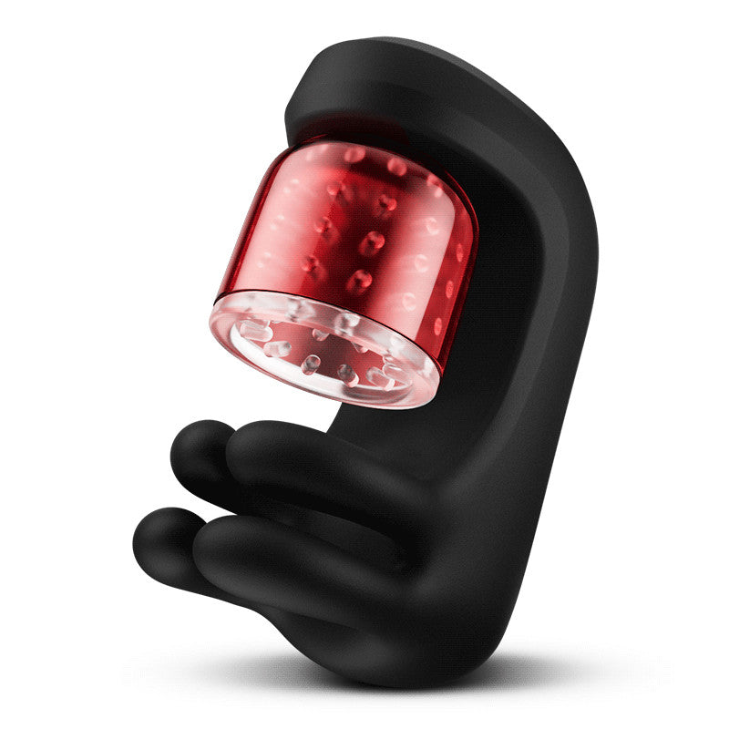Evolus Finger 2.0 Male Stroker – 9 Vibration 9 Pinch & 9 Rotation Glans Trainer Masturbation Cup
