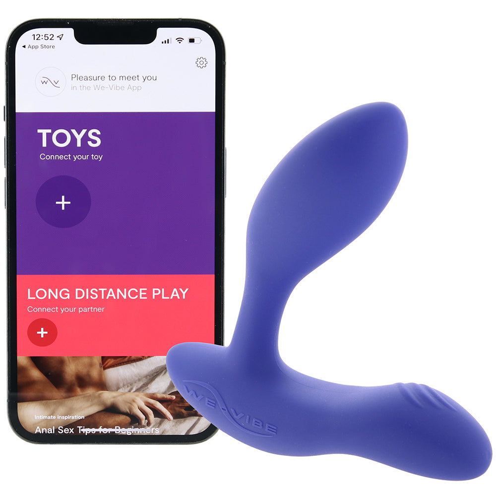 We-Vibe Vector+ Prostate Massager in Royal Blue Anal Sex Toys > Prostate Massagers