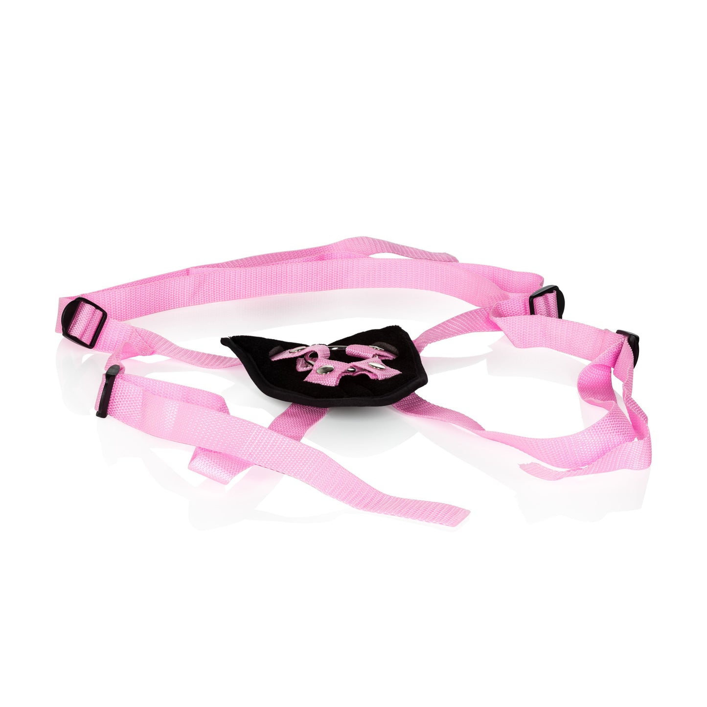 Shanes World Pink Plush Harness with Adjustable Straps and Dong