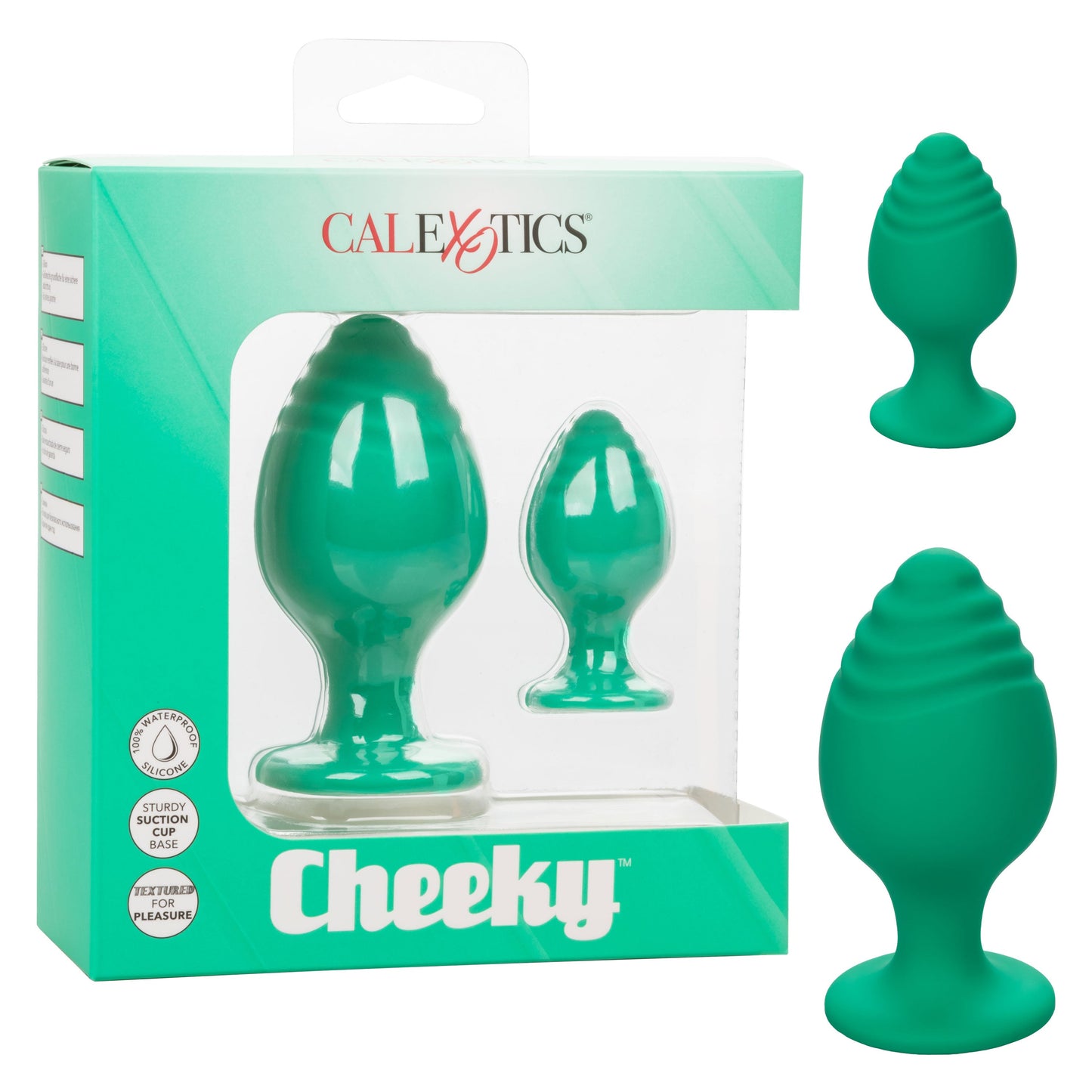 Cheeky Butt Plug Duo (Green) – Playful Butt Plug Set